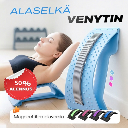 ⏰ SALE -50% ALOUUS🔥Magneettiterapia-Akupunktio-Hieronta-Lannerangan Venytin