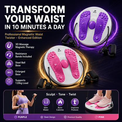 ✨ Waist Twisting Massage & Exercise Balance Board – Burn Fat, Slim Waist & Improve Circulation at Home