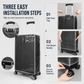 🧳 LIMITED-TIME 50% OFF! 💧 Waterproof Luggage Cover – Transparent, Scratch-proof, Reusable ✨