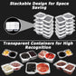 🔥LAST DAY PROMOTION - 50%OFF🔥Double Compartment Snack Containers With Lids