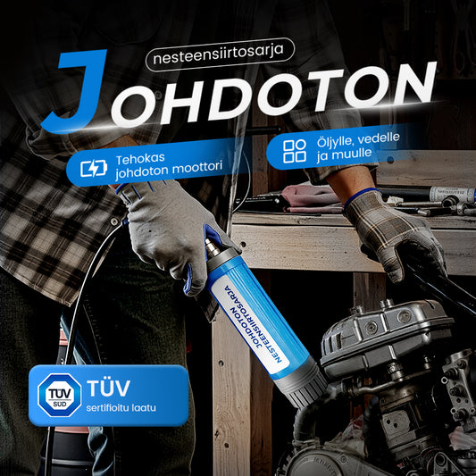 ✨ -50% POIS! Laadukas langaton öljy- ja vesipumppusarja – Tehokas 100W, kannettava & monitoiminen (Mukana hätälaturi!)