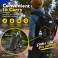 Charge Anywhere Instantly! No-Cord Solar Keychain Power Bank