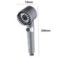 🚿2026 Mega-ale - 50% ALENNUS✨ Monitoiminen suihkupää - Hieronta & ihonhoito, 5 rentoutustilaa, helppo asennus 🛁📦