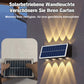 Solarbetriebene Wandlampe