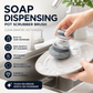 🧼 Nyt 50 % alennus! Astianpesuharja sisäänrakennetulla pesuaineannostelijalla – naarmuttamaton ja ergonominen tiskiharja, jossa on irrotettava ja vaihdettava pesupää; sopii kattiloille, pannuille ja muille keittoastioille.