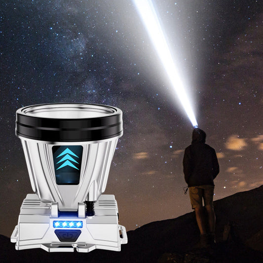 Erittäin kirkas ladattava suuritehoinen otsalamppu