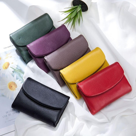 Unisex-kivikuvioitu nahkalompakko