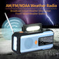 ✨Aurinkokennolla ja kammella toimiva hätätilanteiden sääradio