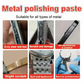 Hetkellinen naarmujenpoistoaine metallipinnoille