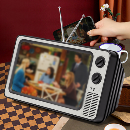 ⏰ Flash sale – only a few left! Order now before they're gone.🔥📺 Retro TV Phone Screen Magnifier – 1:1 HD Foldable, USB Powered, Portable – Watch Movies Anywhere – Fits Most Smartphones