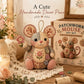 ⏰ 🔥 -50 % 💝 Käsityönä tehty vintage-hiiri plush-ompelupakkaus