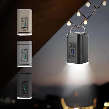 ⏳Aikarajoitettu tarjous⏰ Ladattava retkeilyilmapumppu – LED-valo ja nopea täyttö – Kompakti ja kannettava – täydellinen ilmapatjoille, uima-altaille tai renkaille 🔋✨