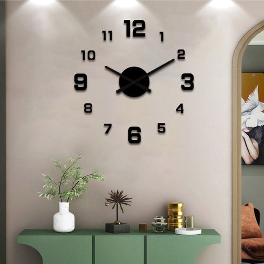 3D DIY -valaiseva akryylinen seinäkellosetti