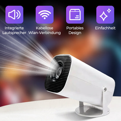 🎬 1080P HD WiFi -projektori - Muuta olohuoneesi elokuvateatteriksi! 🚚 Ilmainen toimitus