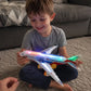 ✈️ LIMITED‑TIME 50% OFF! ✨ Electric Model Aircraft with Sound and LED Lights – Bump‑and‑Go, Sensory‑stimulating, Impact‑resistant 🎵