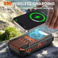📢📢40% OFF !! ⏰20000mAh Solar Power Bank With LED Flashlight