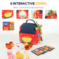 🧸 50% OFF! 🚜 Interactive Plush Farm House Toy Set for Kids – 6 Exploration Zones, Adorable Animal Puppets & Portable Storage Design – Learn, Play & Grow ✨