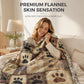 🐶LIMITED‑TIME 49% OFF! 🐾Cute Paw Print Soft Flannel Blanket – Snuggly, Warm, Lovely Home Decor 🛌