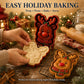 Second Item Half Price!🎄Christmas Mini Pie & Pastry Press Mould – 8 Festive Designs
