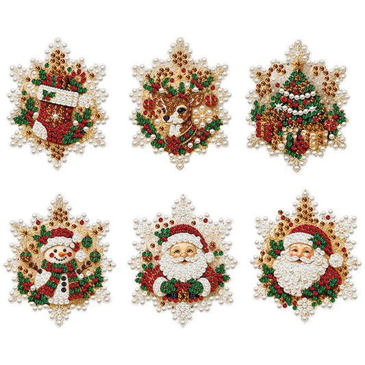 🎄 50 % alennus! ✨ Itse koottava joulukoristesarja – 5D-helmi-timanttityö, erittäin kirkas akryyli ja moniulotteinen kiilto – Juhlavaa koristelua kuuseen, ikkunaan ja oviaukkoon 🎨
