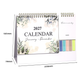 2027 Creative Desk Calendar with Sticky Notes