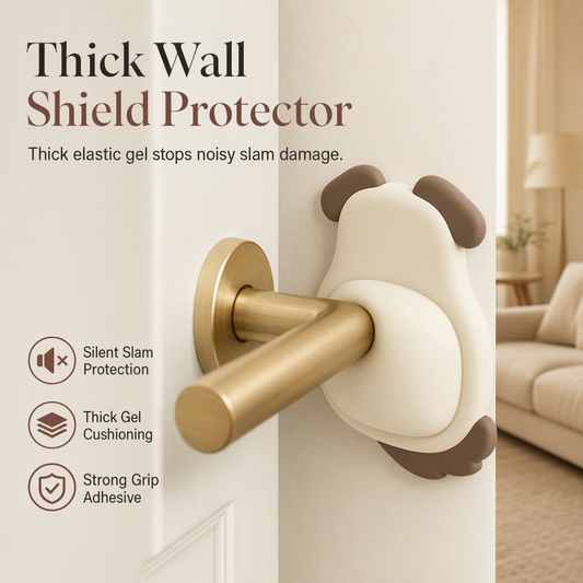 Cute Cartoon Door Knob Wall Protector