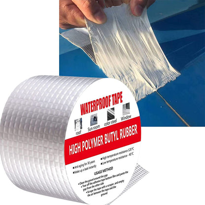 🛡️ Heavy-Duty Aluminum Foil Tape: Instant Waterproof Seal, Butyl Adhesive, Weatherproof, Multi-Surface