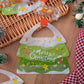 25pcs Christmas Tree Shaped Snack Bags with Handle