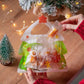 25pcs Christmas Tree Shaped Snack Bags with Handle