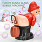 🎄 50% OFF🎅 | Funny Santa Bubble Blowing Machine – Music, Lights & Christmas Bubble Fun