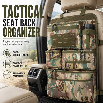 🚙 LIMITED-TIME 50% OFF! 🎒 Heavy Duty Tactical Car Backseat Organizer – Wear-resistant, Multi-pocket, Easy Mount 🛠️