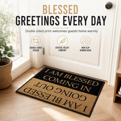 🚪 Thickened Crystal Velvet Doormat