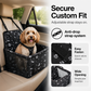 Breathable Pet Car Booster Seat Waterproof Travel Carrier Dog Hanging Bag