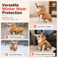 🐕 Warm Hooded Pet Coat: Thickened Fleece Winter Vest, Windproof, Built-in Harness, for Small/Medium Dogs