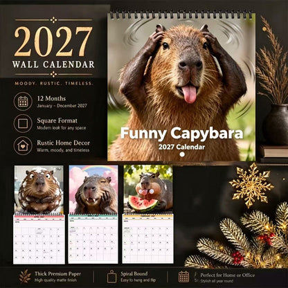 🎁💝Hauska Capybara-kalenteri 2027