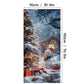 🎄 Jouluinen ovikoriste – 90 × 180 cm