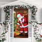 🎄 Jouluinen ovikoriste – 90 × 180 cm