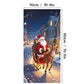🎄 Jouluinen ovikoriste – 90 × 180 cm