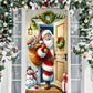 🎄 Jouluinen ovikoriste – 90 × 180 cm