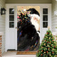 🎄 Jouluinen ovikoriste – 90 × 180 cm