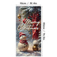 🎄 Jouluinen ovikoriste – 90 × 180 cm