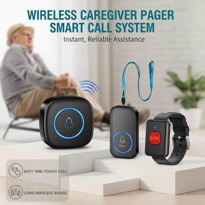 🔔 50% OFF! 📟 Wireless Caregiver Pager – Smart call system & long range ✨