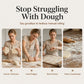 Press Perfect Dumplings Instantly! Wooden Dough Press Tool