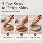 Press Perfect Dumplings Instantly! Wooden Dough Press Tool