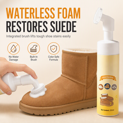 Suede and Nubuck Dry Cleaner and Oil Stain Remover for Shoes and Snow Boots