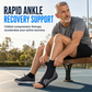 🧊 Cold Compression Ankle Wrap: Thickened Gel, Flexible Sleeve, Leakproof, for Ankle Relief