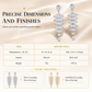 📢📢40% OFF !! ⏰ Micro Pave Zircon Fan-Shaped Skirt Earrings – Elegant & Sparkling ✨🩵👂