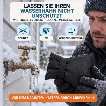 🚰 -50 %! ❄️ Ulkohanan suojus – Eristetty suoja talven pakkasilta ✨