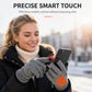 USB Heated Touchscreen Knit Gloves