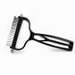 🥳2026 HOT SALE🥳💞50K+ SOLD! 🐾✨ 50% OFF! Pet Dematting & Deshedding Comb – dual rake clears tangles & mats, rounded tips protect skin, rust-resistant. Gentle grooming for dogs & cats! 🛡️💪